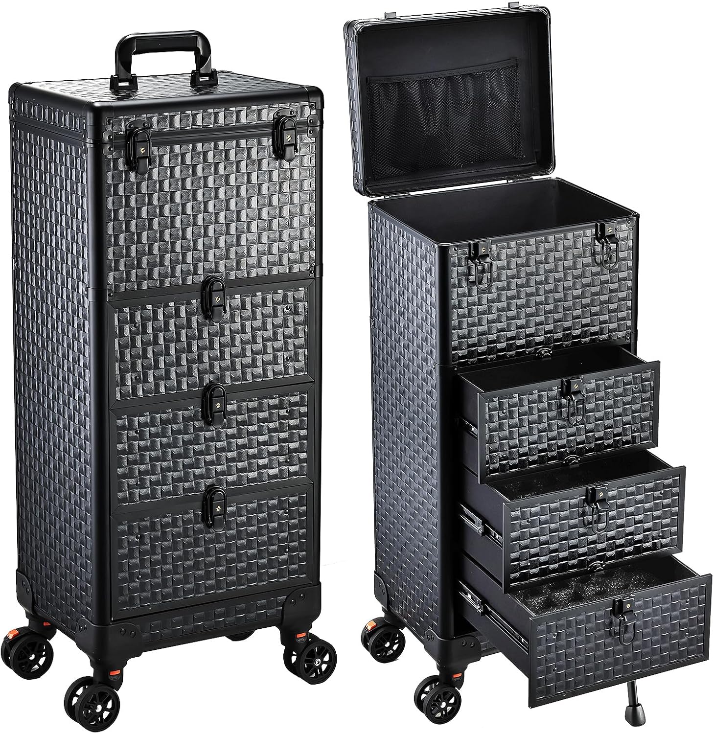 Spa&Wellness Earth City Шелепиха - Rolling Salon Cart with 3 Drawers,