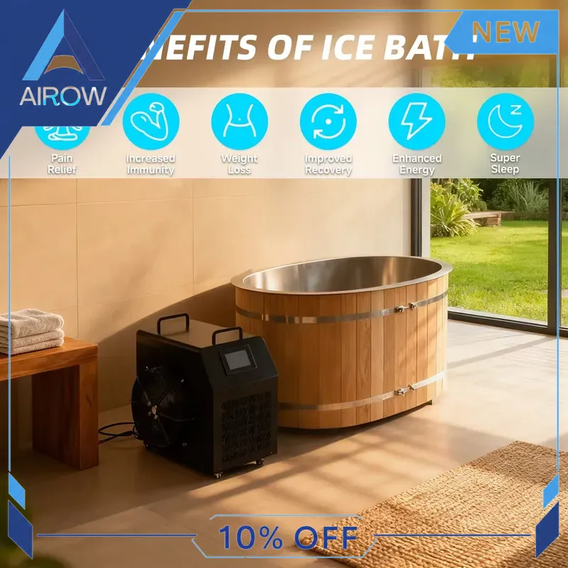 for Wood Cold Plunge Tub 1HP C - Spa Wellness Gym recension och pris