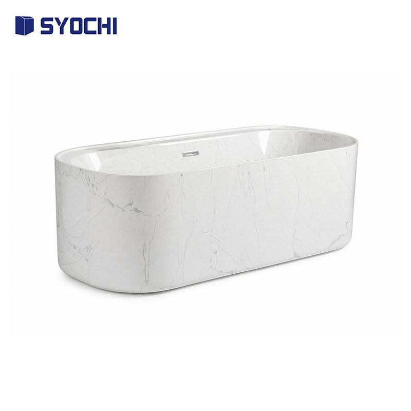 Acrylic Cold Plunge Tub Marble - Spa Wellness Gym recension och pris