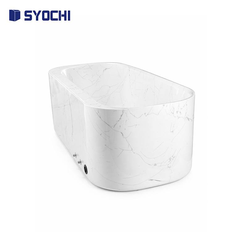 Acrylic Cold Plunge Tub Marble - Spa Wellness Gym recension och pris