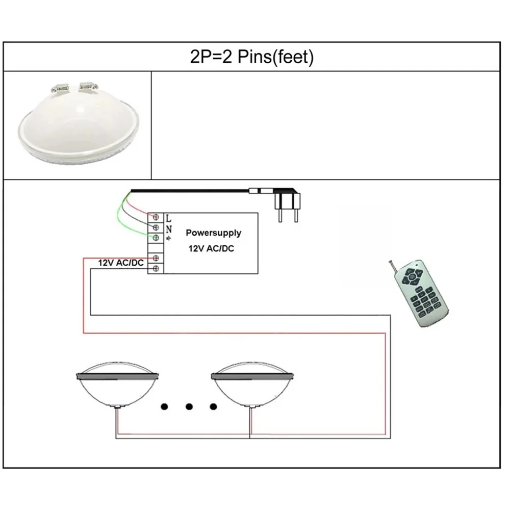 45W 18W RGB LED Underwater Lig - Xy Spa & Wellness recension och pris